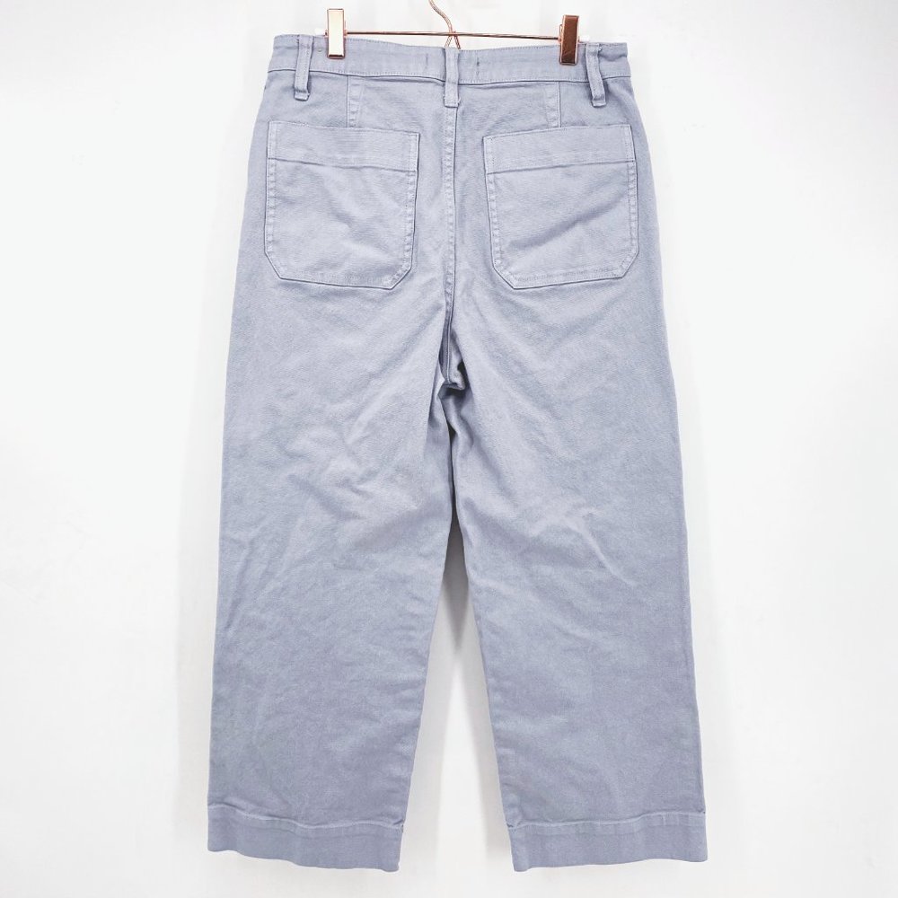 Madewell Slim Emmett Wide-Leg Crop Pants - Picture 4 of 10